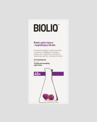 Krem ujędrniająco-wygładzający na noc 45+ Bioliq - 1