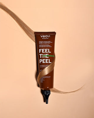 Peeling do skalpu Feel the peel z kompleksem kwasów AHA/BHA i sokiem z aloesu Veoli Botanica_1 - 4