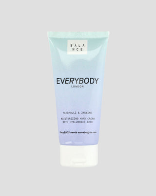 Nawilżający krem do rąk BALANCE Patchouli & Jasmin z kwasem hialuronowym Everybody London - 1