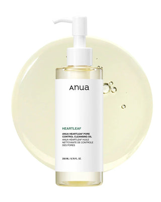 Oczyszczający olejek z pstrolistką sercowatą Heartleaf Pore Control Cleansing Oil ANUA3 - 4