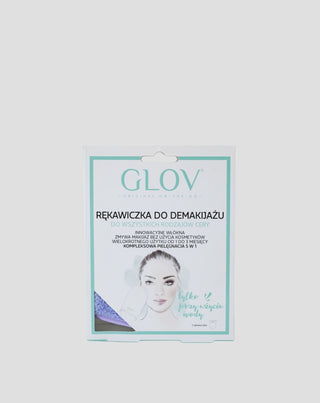 Rękawica do demakijażu i oczyszczania twarzy wielorazowego użytku On-The-Go Ivory Glov - 3