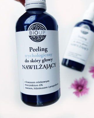 Peeling trychologiczny do skóry głowy nawilżający z hibiskusem i mocznikiem 6% BIOUP_1 - 2