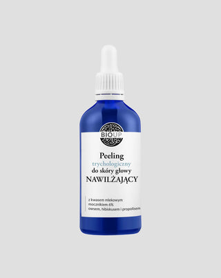Peeling trychologiczny do skóry głowy nawilżający z hibiskusem i mocznikiem 6% BIOUP - 1