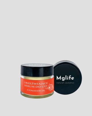 Regeneracyjne serum do ust z pomarańczą chłodzące do codziennej pielęgnacji Mglife - 1