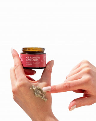 Naturalny dezodorant w kremie geranium i lawenda Mglife - 2
