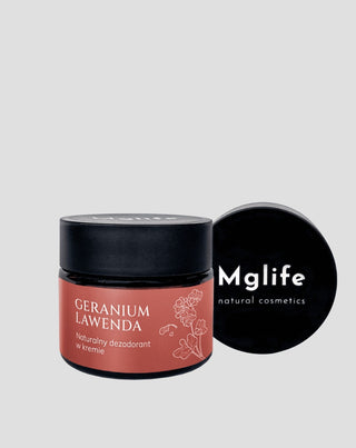 Naturalny dezodorant w kremie geranium i lawenda Mglife - 4
