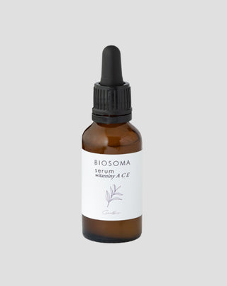 Witaminowe serum do twarzy ACE wyrównujące koloryt odżywiające i wygładzające Biosoma - 1