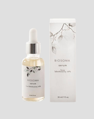 Serum do twarzy z kwasem laktobionowym 10% odpowiednie do cery z trądzikiem Biosoma - 1