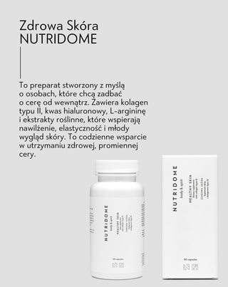Kolagen tabletki z kolagenem typu II Zdrowa skóra Nutridome 60 kapsułek_ - 4