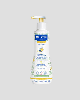 Odżywczy żel do mycia z Cold Cream i organicznym woskiem pszczelim Mustela - 1