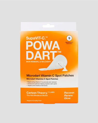 Plastry z mikroigłami na przebarwienia z witaminą C SupaVit-C Powa Dart Carbon Theory - 1