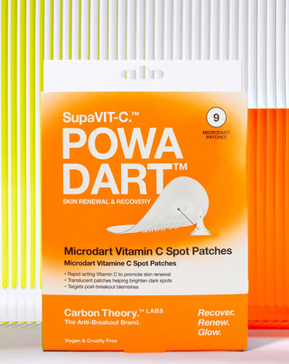 Plastry z mikroigłami na przebarwienia z witaminą C SupaVit-C Powa Dart Carbon Theory_3 - 3