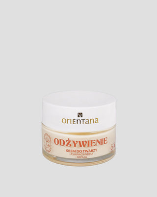 Krem do twarzy z żeń-szeniem indyjskim (ashwagandha) Orientana - 1