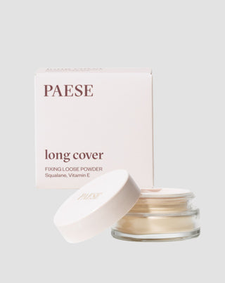 Puder sypki utrwalający makijaż z witaminą E Long Cover Paese_3 - 3