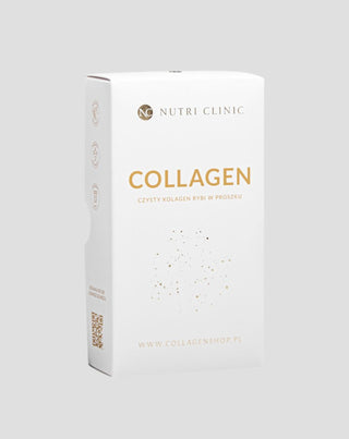 Kolagen rybi w proszku kuracja na 10 tygodni 220g działa przeciwstarzeniowo Nutri Clinic - 1