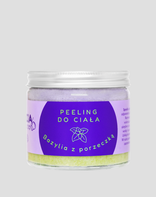 Naturalny peeling solny poprawiający nastrój Bazylia z porzeczką Bracia Mydlarze - 1