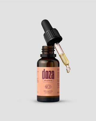 Doza skupienia Ashwagandha w kroplach dla redukcji stresu Doza_2 - 2