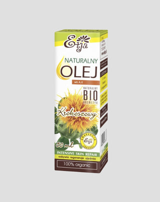 Naturalny olej z krokosza barwierskiego BIO tłoczony na zimno z nasion ostu Etja - 1
