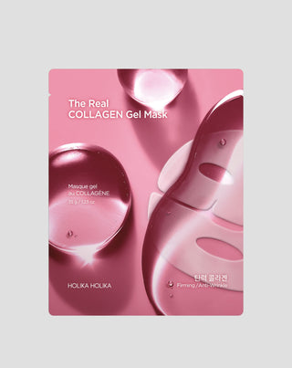 Hydrożelowa maska całonocna poprawiająca elastyczność The Real Gel Mask Collagen Holika Holika - 1