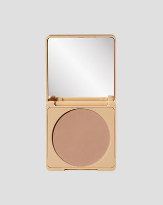 Bronzer prasowany Selfglow 02 Warm ze składnikami aktywnymi do konturowania twarzy Paese - 1