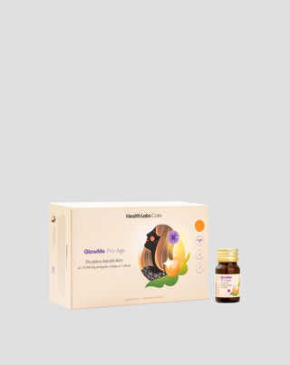 Kolagenowe shoty dla skóry dojrzałej GlowMe Pro-Age Health Labs Care 15 szt - 1
