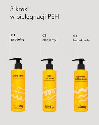 Odżywka proteinowa PEH do włosów kręconych i falowanych Twisty - 5