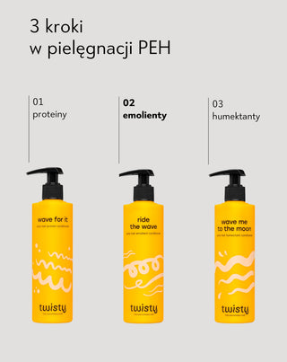 Odżywka emolientowa PEH do włosów kręconych i puszących się Twisty - 5