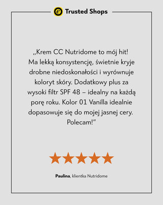 Kryjący krem do twarzy CC SPF 48 z kolagenem i naturalnymi olejami 02 Light Beige Nutridome - 6