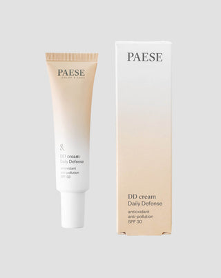Krem koloryzujący DD z filtrem SPF 30 kolor 2W beige subtelnie rozświetlający Paese - 3
