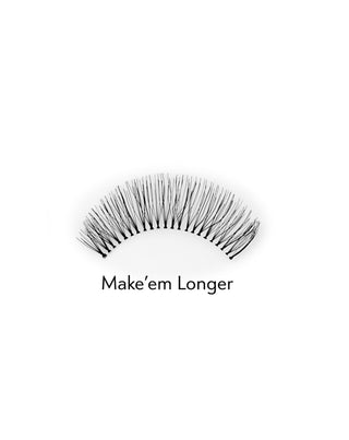 Sztuczne rzęsy 2d do wielokrotnego stosowania dające naturalny efekt Make'em Longer Bamm!Lashes - 2