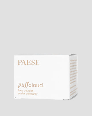 Sypki puder do twarzy Puff Cloud z efektem wygładzenia blur w neutralnym kolorze Paese - 3