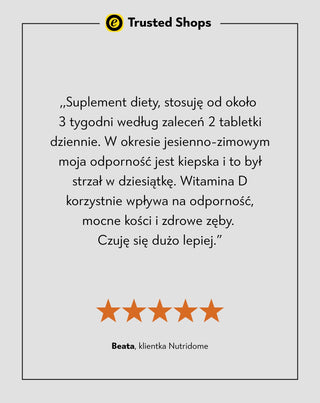 Witamina D3 4000 IU w kapsułkach na odporność, mocne kości i zdrowe zęby Nutridome 60 szt. - 6