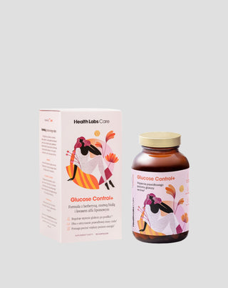 Suplement wspierający kontrolę poziomu cukru we krwi Glucose Control+ Health Labs Care 90 kapsułek - 3