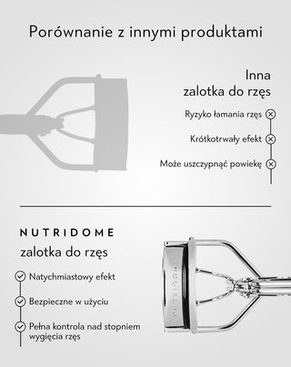 Wytrzymała i precyzyjna zalotka do podkręcania rzęs Nutridome - 5