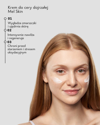 Odmładzający krem do cery dojrzałej z koenzymem Q10 i witaminą E Mel Skin_3 - 3