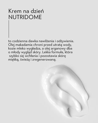 Nawilżający krem do twarzy na dzień przeciwzmarszczkowy z olejem makadamia Nutridome - 3