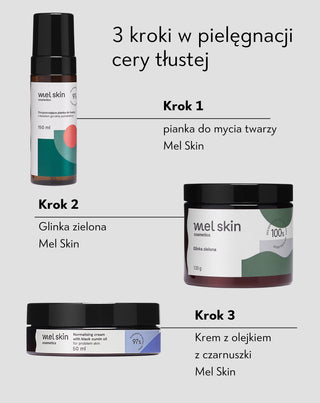 Normalizujący krem do cery problematycznej z olejkiem z czarnuszki Mel Skin_3 - 3