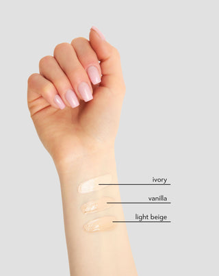 Nawilżający krem do twarzy BB spf 50 z kwasem hialuronowym i witaminą C 02 Vanilla Nutridome - 3