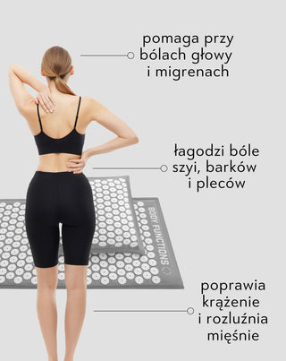 Mata do akupresury z kolcami i poduszką duża Body Functions - 3