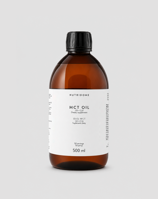 Olej MCT C8+C10 do picia na wsparcie energii i koncentracji Nutridome - 1