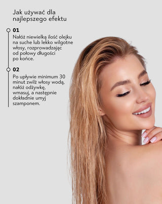 Olejek do włosów z kompleksem 10 odżywczych olejów Oiltense 50 ml Halier - 2