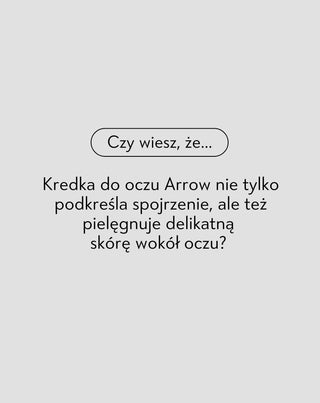 Czarna kredka do oczu z ekstraktami roślinnymi i gumką do rozcierania kreski Arrow Orphica Clinic - 3