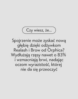Zestaw odżywek Realash i Brow stymulujących porost rzęs i brwi Orphica Clinic - 4