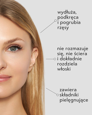 Tusz do rzęs pogrubiający, podkręcający i wydłużający efekt XL UP Orphica Clinic - 3