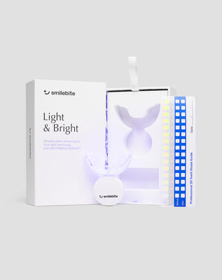 Smilebite Light & Bright Zestaw do wybielania zębów lampa LED + Whitesmile Serum™ - 1