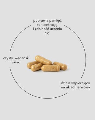 Soplówka Jeżowata Mel Skin tabletki z ekstraktem Lion’s Mane na pamięć i pracę mózgu 60 kapsułek_2 - 2