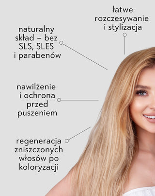 Szampon do włosów farbowanych bez parabenów Re:flect 250 ml Halier - 2