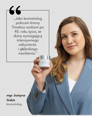 Krem do twarzy przeciwzmarszczkowy na dzień z filtrem spf 20 do cery 40+ Timeless Orphica Clinic - 3