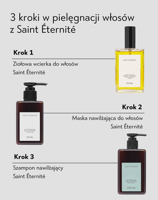 Maska nawilżająca dobra do włosów suchych i łamliwych Saint Éternité - 2