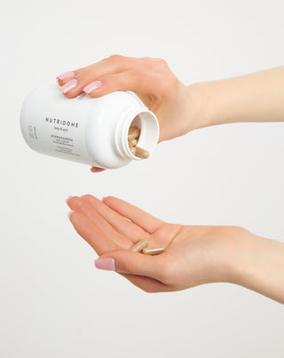 Ashwagandha wsparcie odporności na stres, koncentracji i energii Indyjski żeń-szeń Nutridome 180 kapsułek - 2
